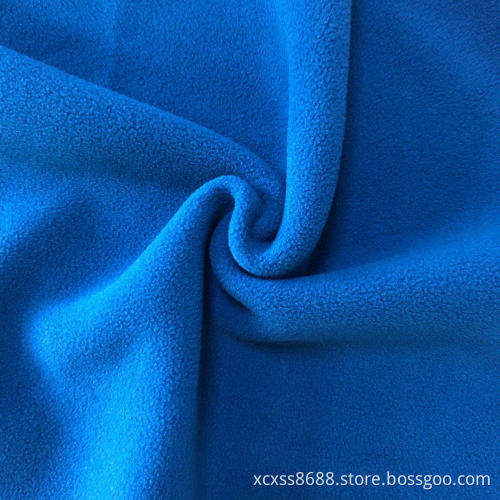 100% polyester dyed micro bonded polar fleece fabric